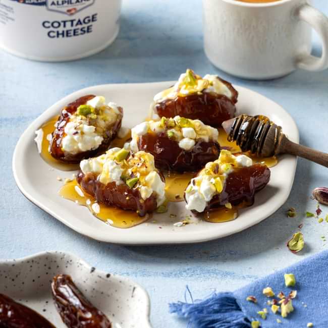 Συνταγή χουρμάδες γεμιστοί με cottage