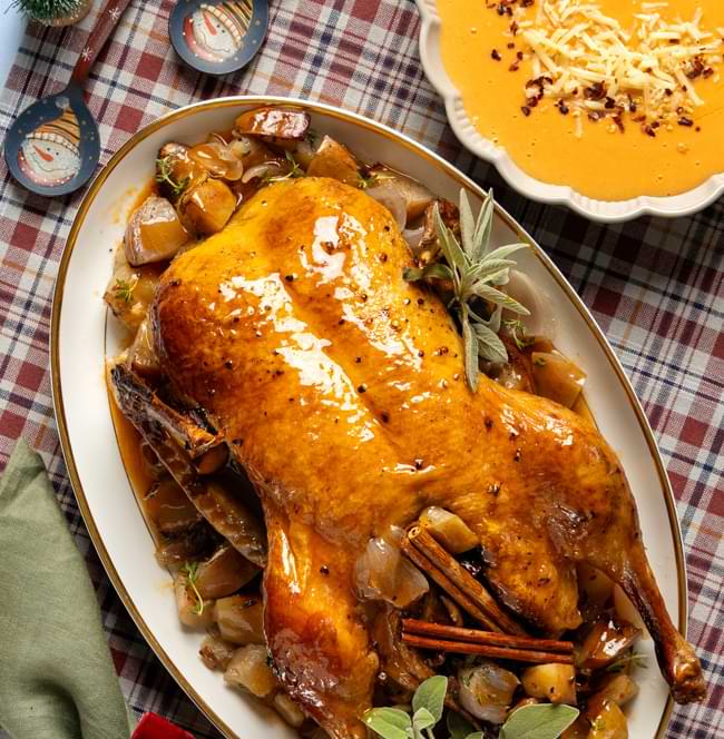 Συνταγή Knusprige Weihnachtsente