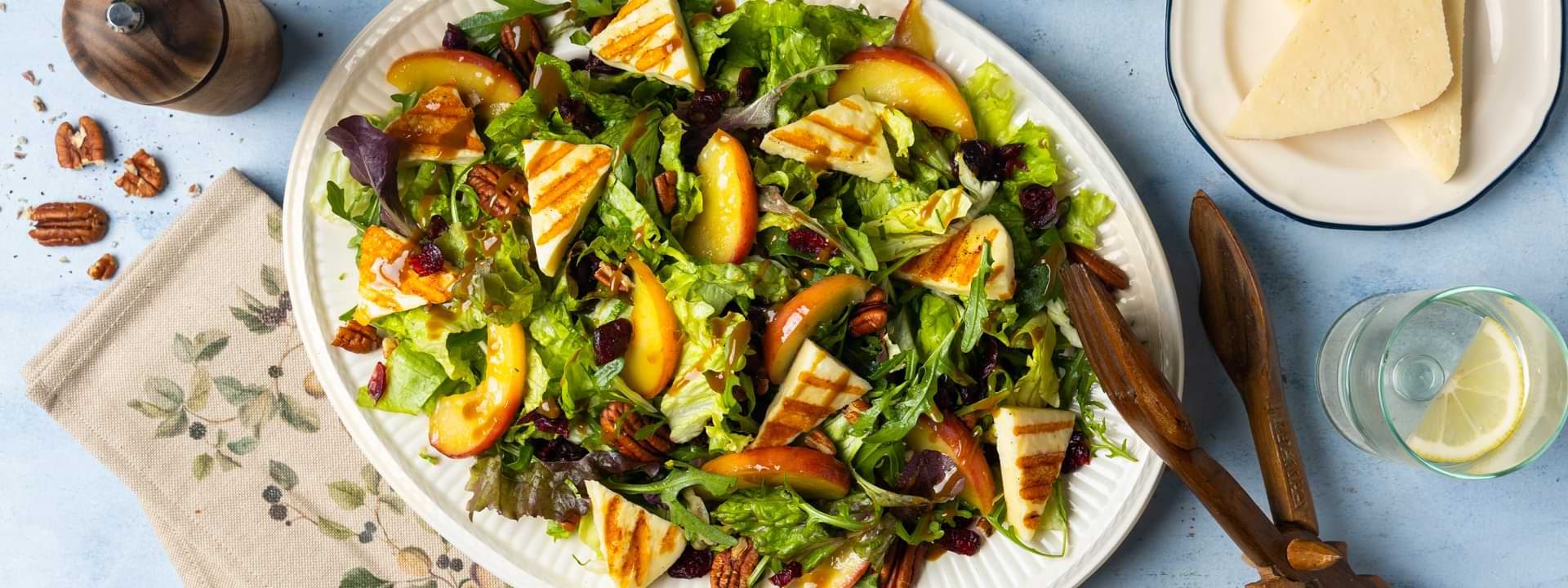 Header Image Πράσινη σαλάτα με καραμελωμένα μήλα Ζαγοράς