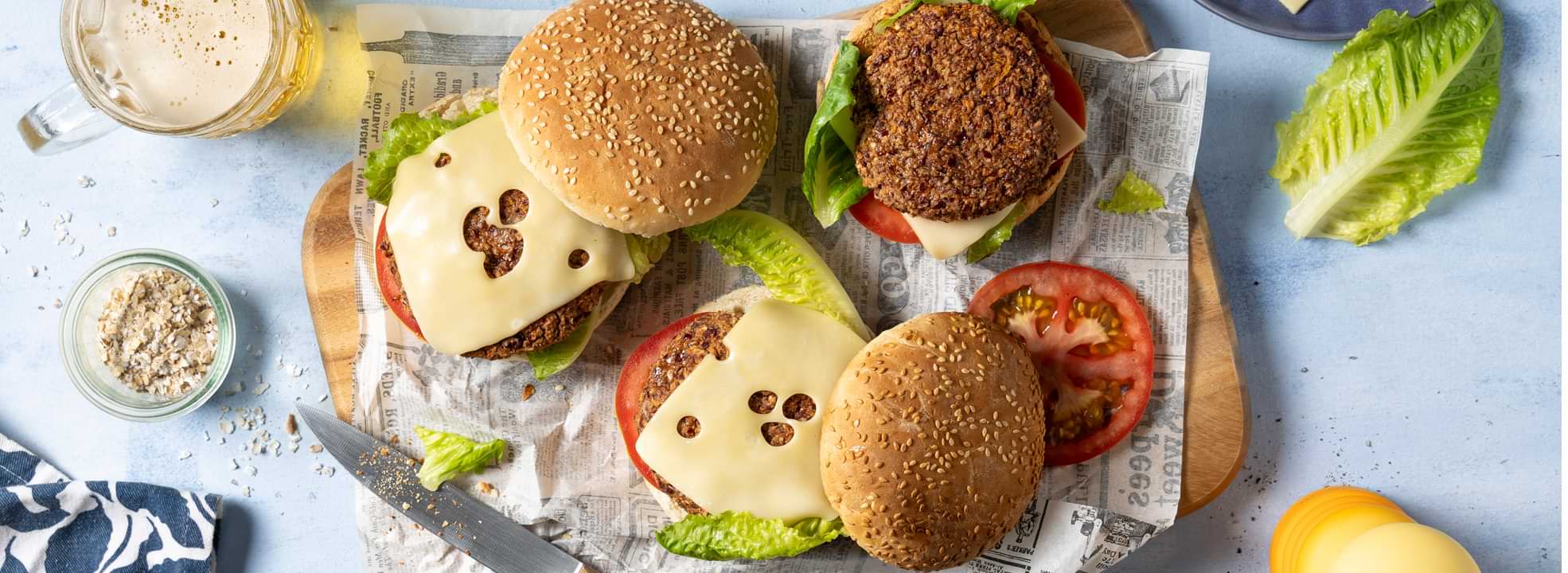 Header Image Burger λαχανικών